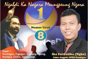 Caleg muda Nasdem, Ika Fatwatika.