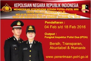 Telah Dibuka Penerimaan SIPSS TA 2016 
