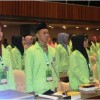 Fikron Lutfi Arif (kedua dari kiri) wakili Jawa Barat x untuk ikuti kegiatan Parlemen Santri di DPR RI