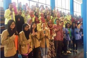 Mahasiswa uniku saat mengikuti seleksai beasiswa ICAEW