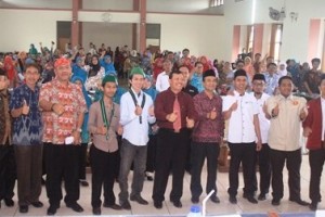 Foto bersama usai pelantikan tiga ortonom Muhaqmmadiyah