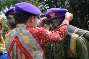 Pembaretan anggota baru Menwa Uniku