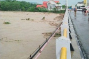 Sungai Cijangkelok Kembali Meluap