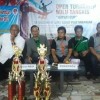 Bupati Kuningan saat menghadiri turnament bulutangkis Bupati Cup se Wil III