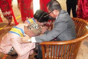 Orisesi pelepasan siswa SMAN 1 Kadugede.
