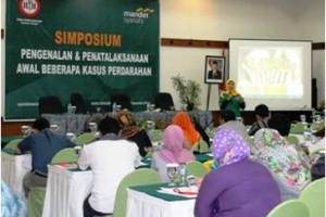 simposium pengenalan dan penatalaksanaan awal kasus pendarahan 