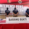 Empat perampokpengusaha Aneka Sandang yang berhasil diringkus jajaran Satreskim Polres Kuningan.