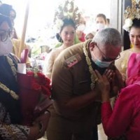 Bupati Kuningan saat menghadiri peringatan HARPI.