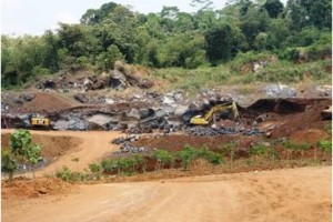 Aktivitas galian di Cigugur.