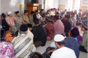 Perayaan maulid nabi di desda Gerba