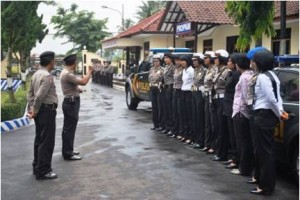 Antisipasi Kejahatan, Polwan Kuningan Disiagakan